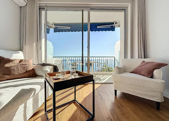 شقة Seaview Promenade Des 2brs Parking Cars 1800 Kg Max نيس
