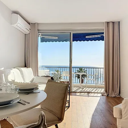 Seaview Promenade Des Anglais 2Brs Apartment Parking Cars 1800 Kg Max 公寓 尼斯