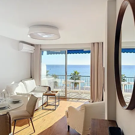 Seaview Promenade Des Anglais 2Brs Apartment Parking Cars 1800 Kg Max 公寓